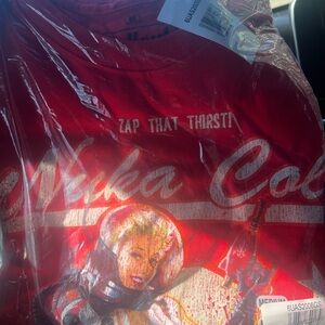 Red Nuka Cola Graphic T-Shirt